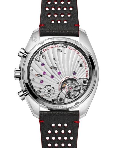 Omega Speedmaster Chronoscope 43 mm, aço em bracelete de pele 329.32.43.51.02.001 - Image 2