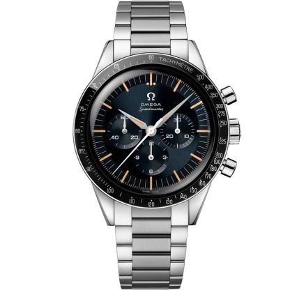 Omega Speedmaster First OMEGA in Space 39,7 mm, aço em aço 310.30.40.50.06.001