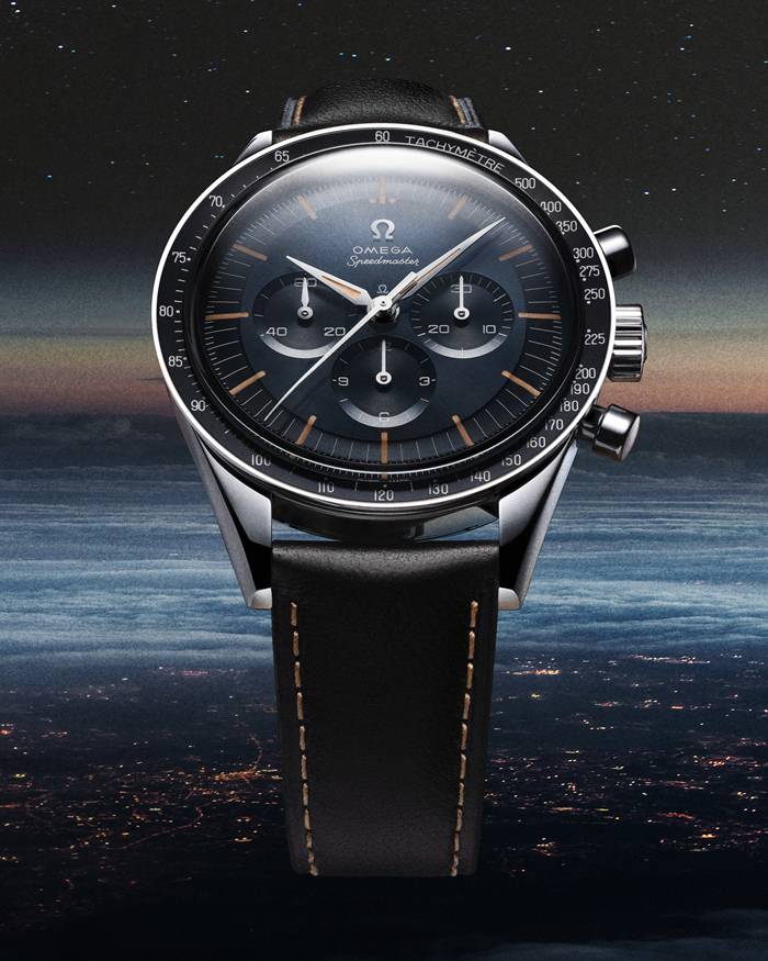 Omega Speedmaster First OMEGA in Space 39,7 mm, aço em bracelete de pele 310.32.40.50.06.001 - Image 4