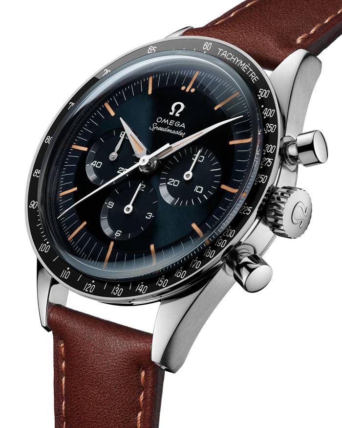 Omega Speedmaster First OMEGA in Space 39,7 mm, aço em bracelete de pele 310.32.40.50.06.002 - Image 3