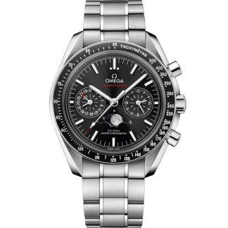 Omega Speedmaster Moonphase 44,25 mm, aço em aço 304.30.44.52.01.001