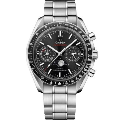 Omega Speedmaster Moonphase 44,25 mm, aço em aço 304.30.44.52.01.001