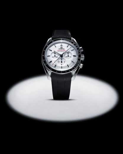 Omega Speedmaster Moonwatch Professional 42 mm, aço em bracelete de borracha 310.32.42.50.04.001 - Image 5