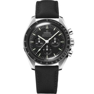 Omega Speedmaster Moonwatch Professional 42 mm, aço em bracelete de tecido de nylon revestido 310.32.42.50.01.001
