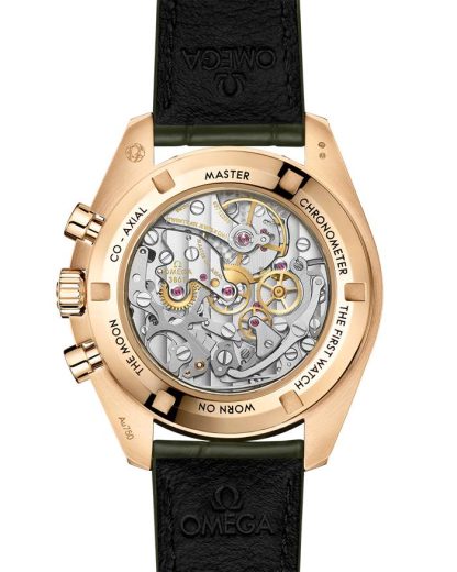 Omega Speedmaster Moonwatch Professional 42 mm, ouro Moonshine™ em bracelete de pele 310.63.42.50.10.001 - Image 2