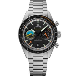 Omega Speedmaster Pilot 40,85 mm, aço em aço 332.10.41.51.01.002