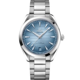 Omega Summer Blue Seamaster Aqua Terra 150M 41 mm, aço em aço 220.10.41.21.03.005