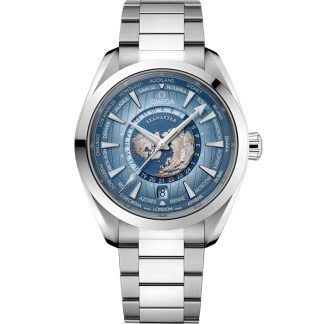 Omega Summer Blue Seamaster Aqua Terra 150M 43 mm, aço em aço 220.10.43.22.03.002
