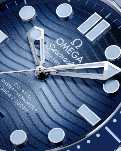 Omega Summer Blue Seamaster Diver 300M 42 mm, aço em bracelete de borracha 210.32.42.20.03.002 - Image 3