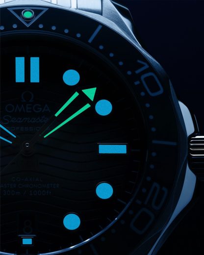 Omega Summer Blue Seamaster Diver 300M 42 mm, aço em bracelete de borracha 210.32.42.20.03.002 - Image 5