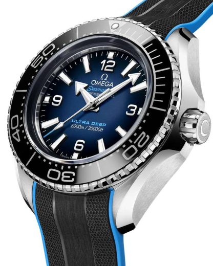 Omega Ultra Deep Seamaster Planet Ocean 6000M 45,5 mm, O-MEGASTEEL em bracelete de borracha 215.32.46.21.03.001 - Image 3