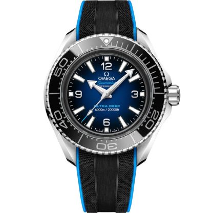 Omega Ultra Deep Seamaster Planet Ocean 6000M 45,5 mm, O-MEGASTEEL em bracelete de borracha 215.32.46.21.03.001