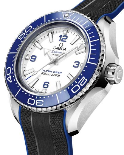Omega Ultra Deep Seamaster Planet Ocean 6000M 45,5 mm, O-MEGASTEEL em bracelete de borracha 215.32.46.21.04.001 - Image 3