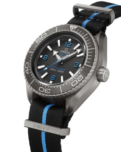 Omega Ultra Deep Seamaster Planet Ocean 6000M 45,5 mm, titânio em bracelete NATO 215.92.46.21.01.001 - Image 3